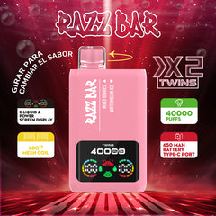 EU Warehouse Razz Bar Twis 40000 Puffs Disposable Vape Wholesale