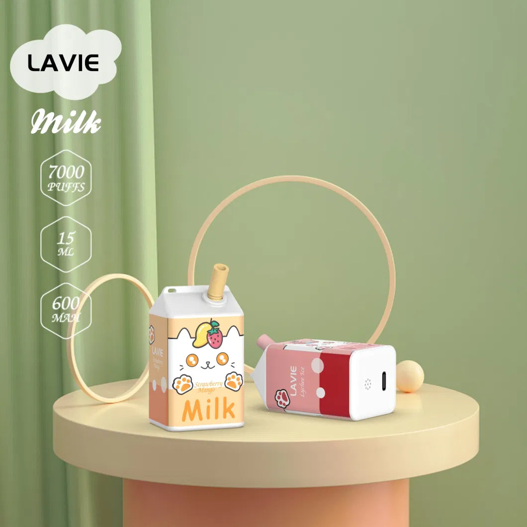 LAVIE Milk 7000 Puffs Disposable  Vape Wholesale - Vapz Vape Wholesale