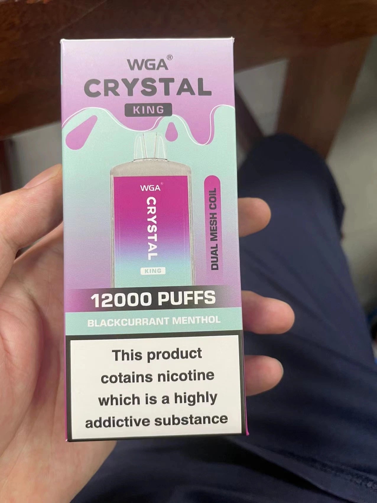 WGA CRYSTAL KING 12000 Puffs Disposable Vape Wholesale - Vapz Vape Wholesale