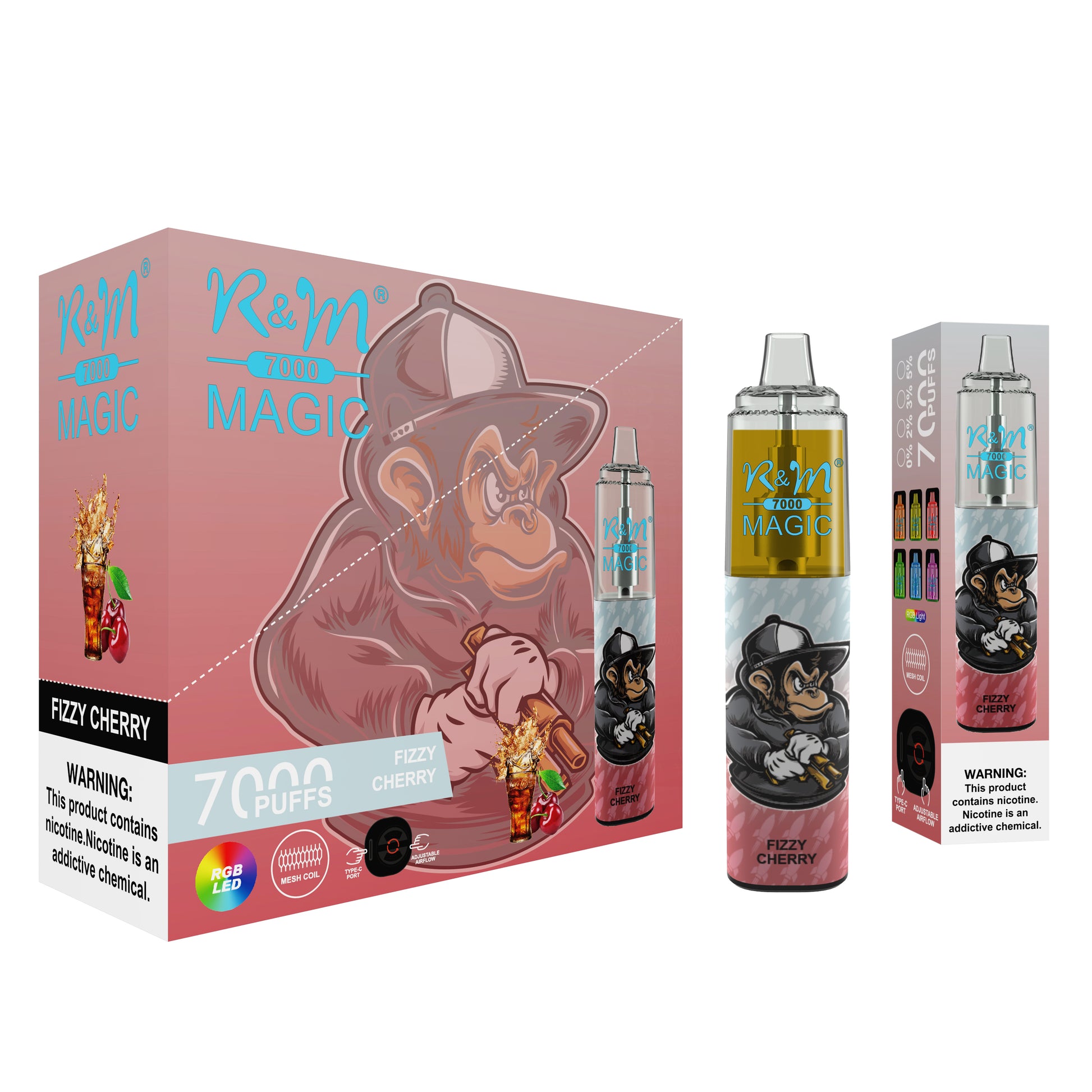 R&M MAGIC 7000 Puffs Disposable Vape Wholesale - Vapz Vape Wholesale