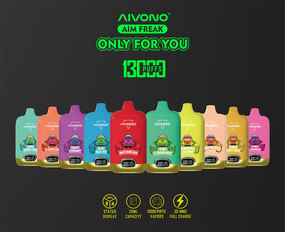 AIVONO AIM FREAK 13000Puffs Disposable Vape Wholesale - Vapz Vape Wholesale