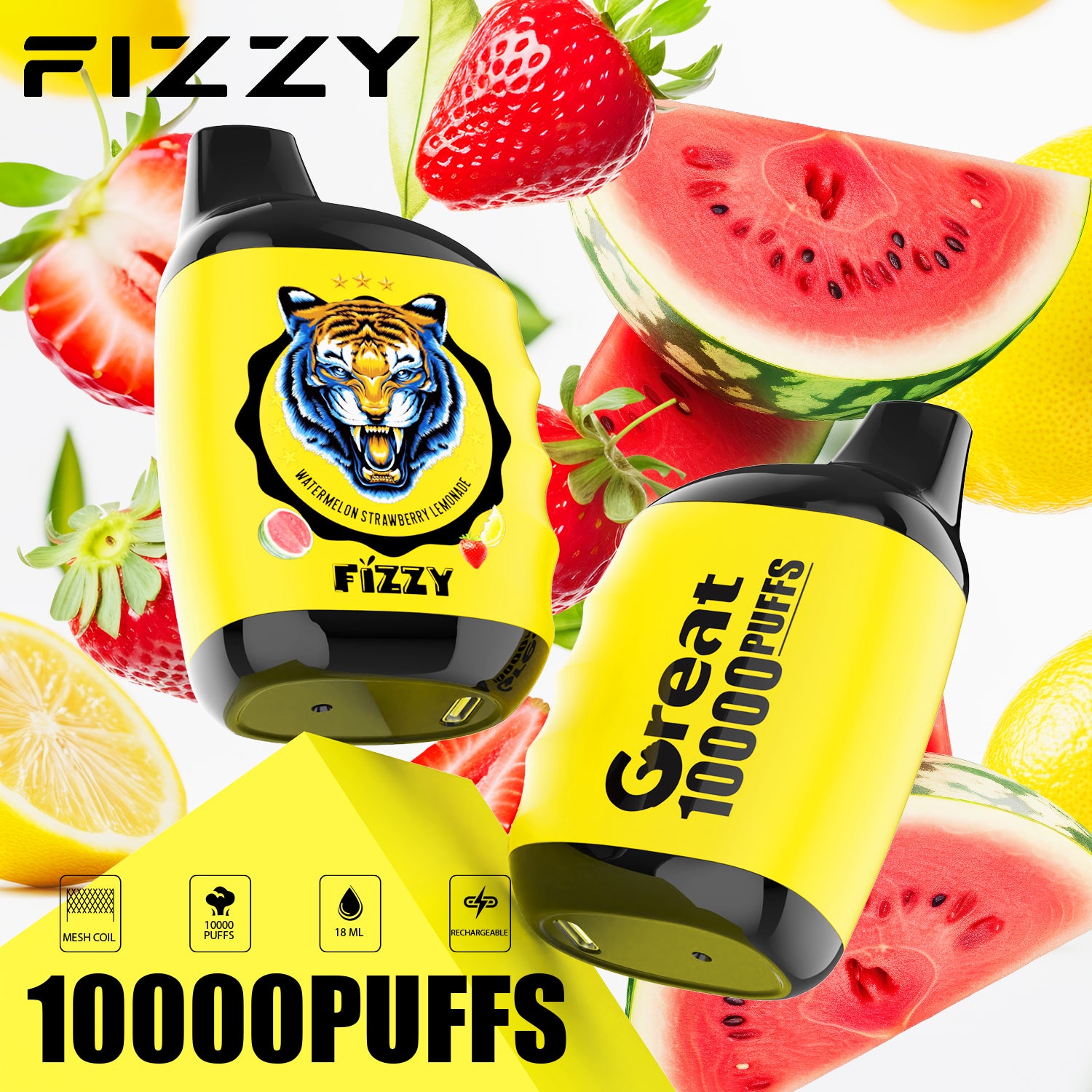 Fizzy GREAT  10000 Puffs Disposable  Vape Wholesale