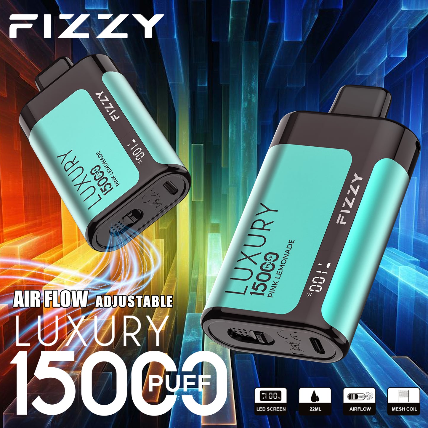 FIZZY LUXURY 15000 Puffs Disposable Vape Wholesale