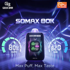 Geek Bar SOMAX 80000 Puffs 30ml Disposable Vape Wholesale