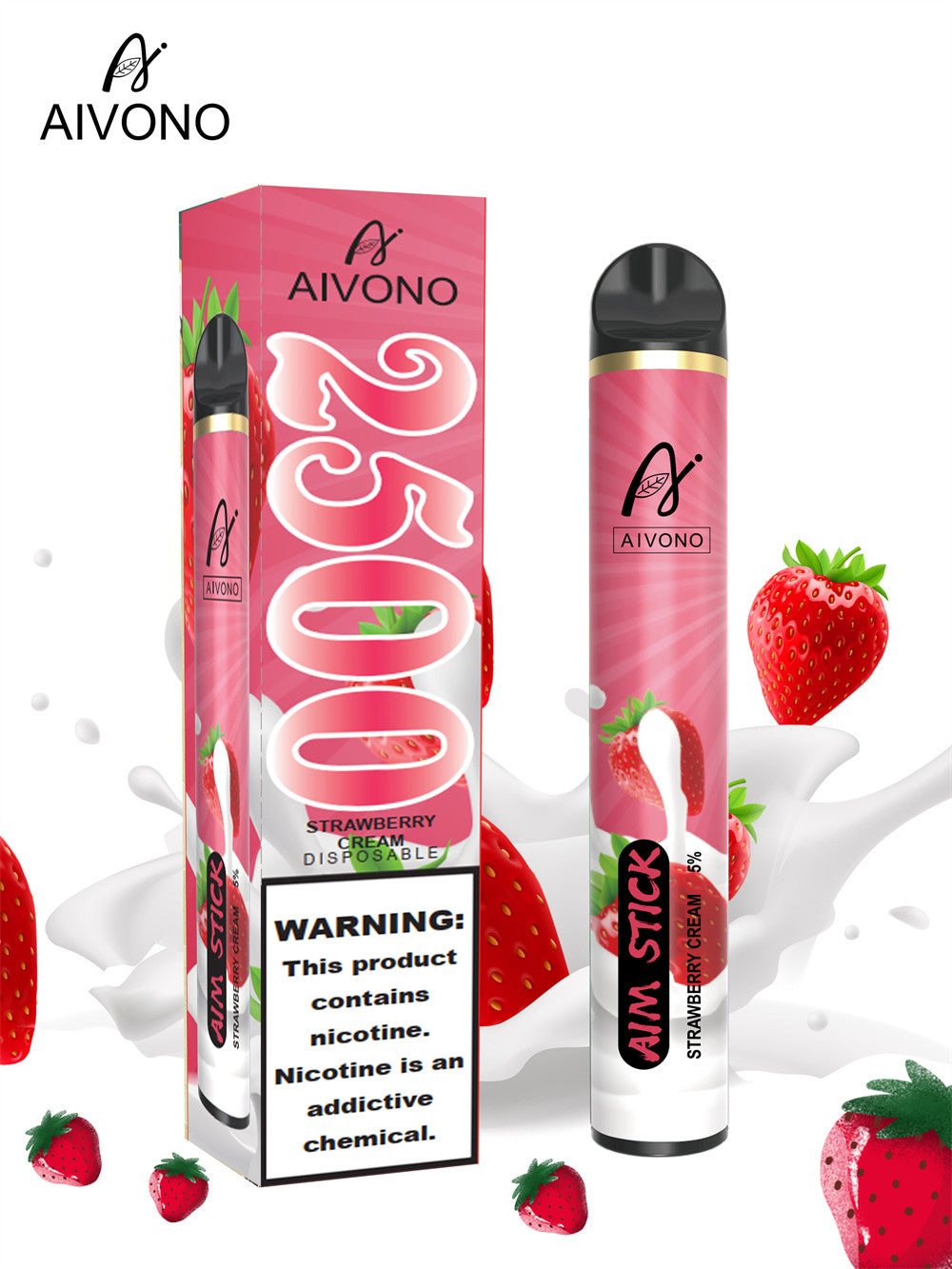 AIVONO AIM STICK 2500Puffs Disposable Vape Wholesale - Vapz Vape Wholesale