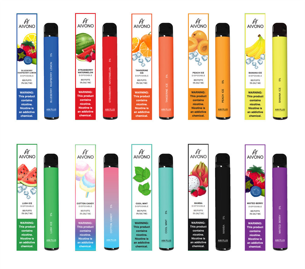 AIVONO AIM PLUS 800Puffs Disposable Vape Wholesale - Vapz Vape Wholesale