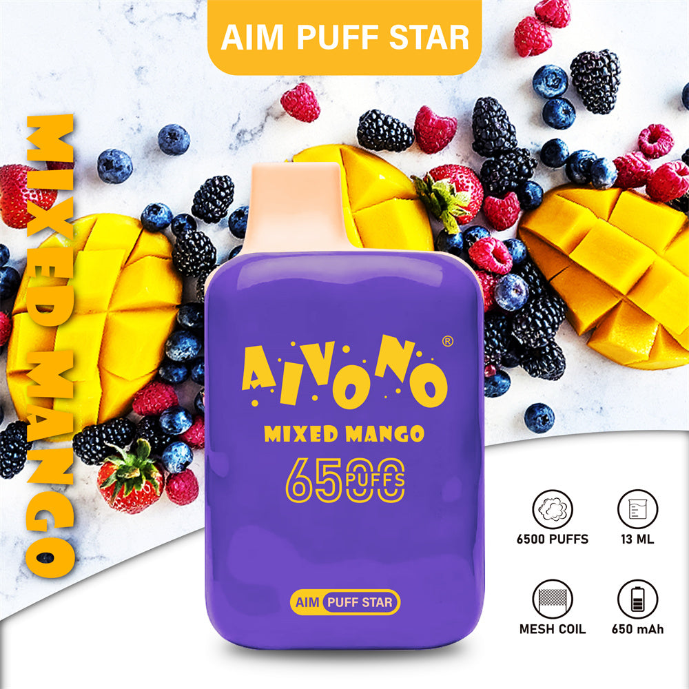 AIVONO AIM  PUFFSTAR 6500Puffs Disposable Vape Wholesale - Vapz Vape Wholesale