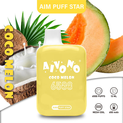 AIVONO AIM  PUFFSTAR 6500Puffs Disposable Vape Wholesale - Vapz Vape Wholesale