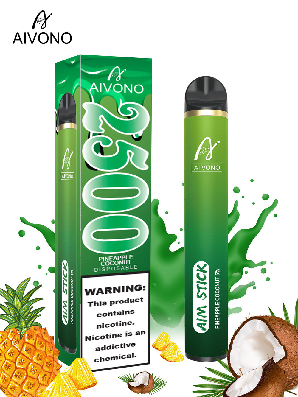 AIVONO AIM STICK 2500Puffs Disposable Vape Wholesale - Vapz Vape Wholesale