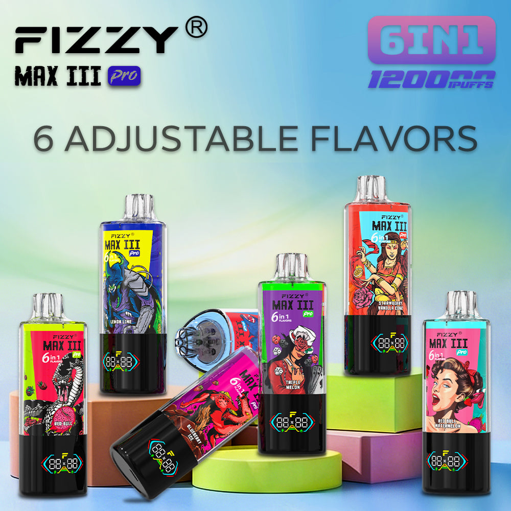 EU Warehouse FIZZY MAX III PRO 120K Puffs Disposable Vape Wholesale - [VapzVape]