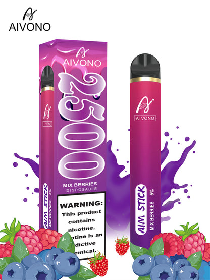 AIVONO AIM STICK 2500Puffs Disposable Vape Wholesale - Vapz Vape Wholesale