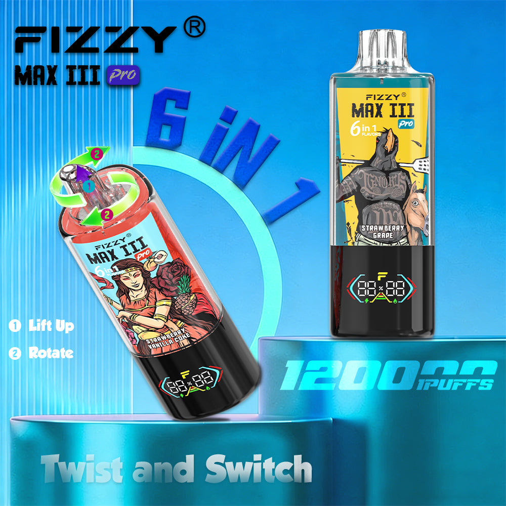 EU Warehouse FIZZY MAX III PRO 120K Puffs Disposable Vape Wholesale - [VapzVape]