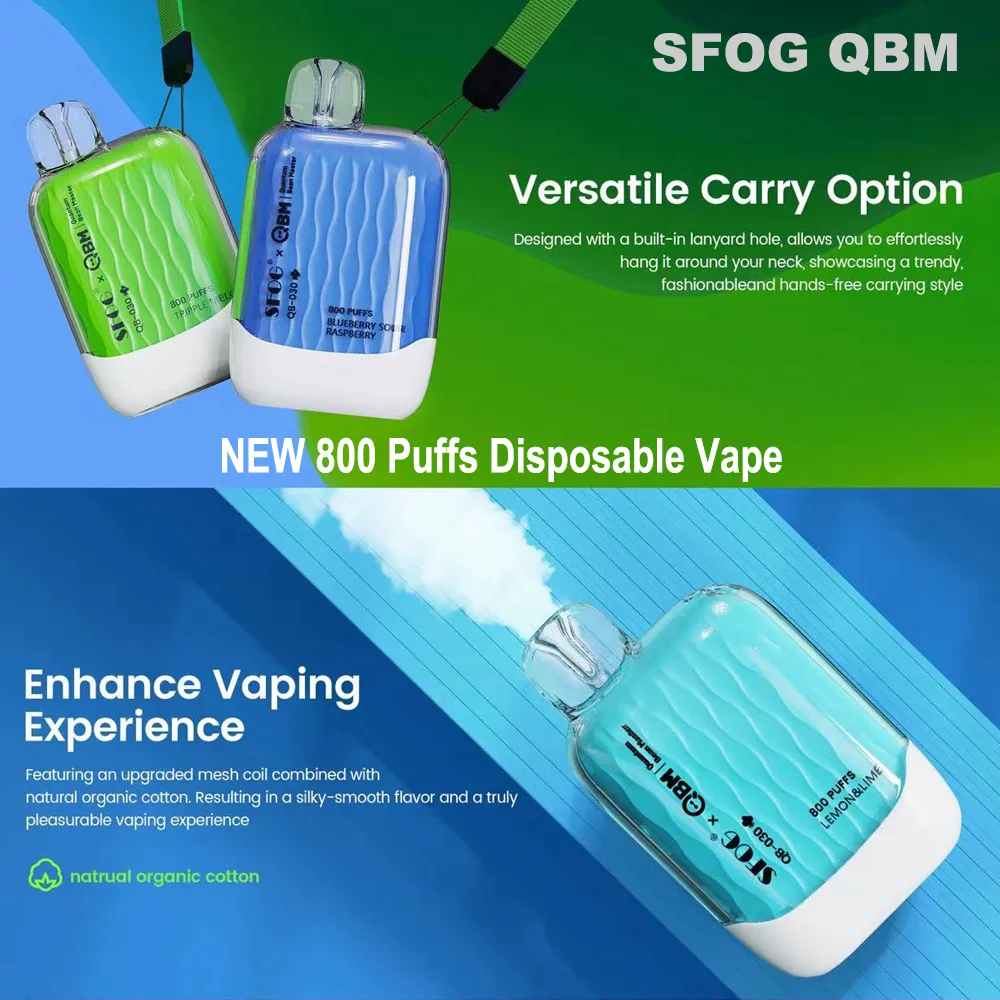 SFOG QB030 800 Puffs Disposable Vape Wholesale - Vapz Vape Wholesale