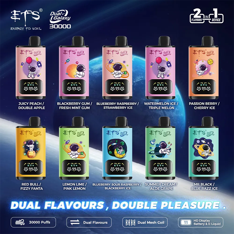 ETS Dual Galaxy 30000 Puffs Disposable Vape Wholesale - Vapz Vape Wholesale