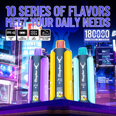 EU Warehouse Stagbar 6 IN 1 180K Puffs Disposable Vape Wholesale - [VapzVape]