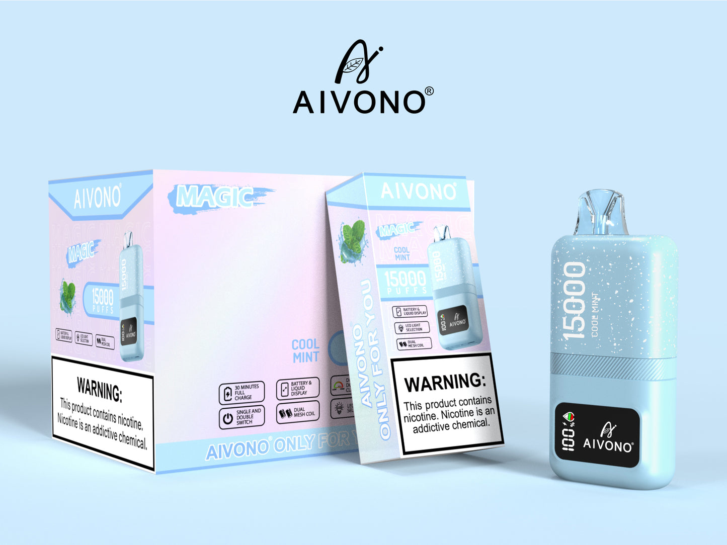 AIVONO MAGIC 15000 Puffs Disposable Vape Wholesale - Vapz Vape Wholesale