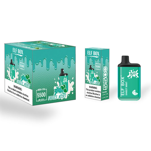 ELF BOX 5500 Puffs Disposable Vape Wholesale - Vapz Vape Wholesale