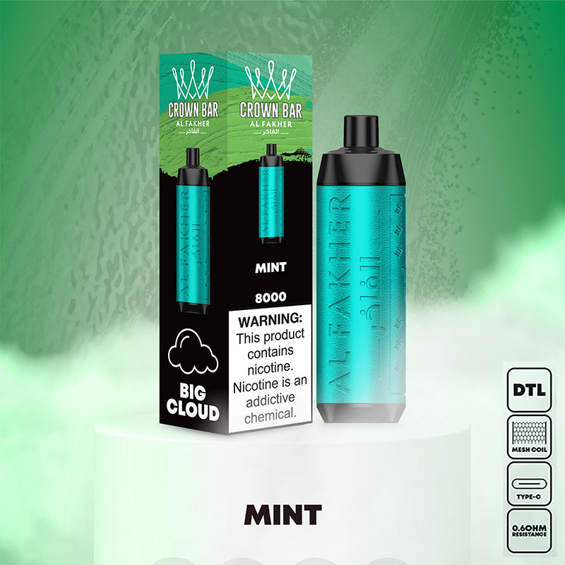 Al Fakher Crown Bar 8000 Puffs Disposable Vape Wholesale