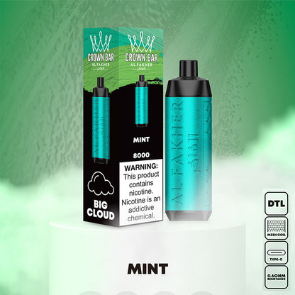 Al Fakher Crown Bar 8000 Puffs Disposable Vape Wholesale