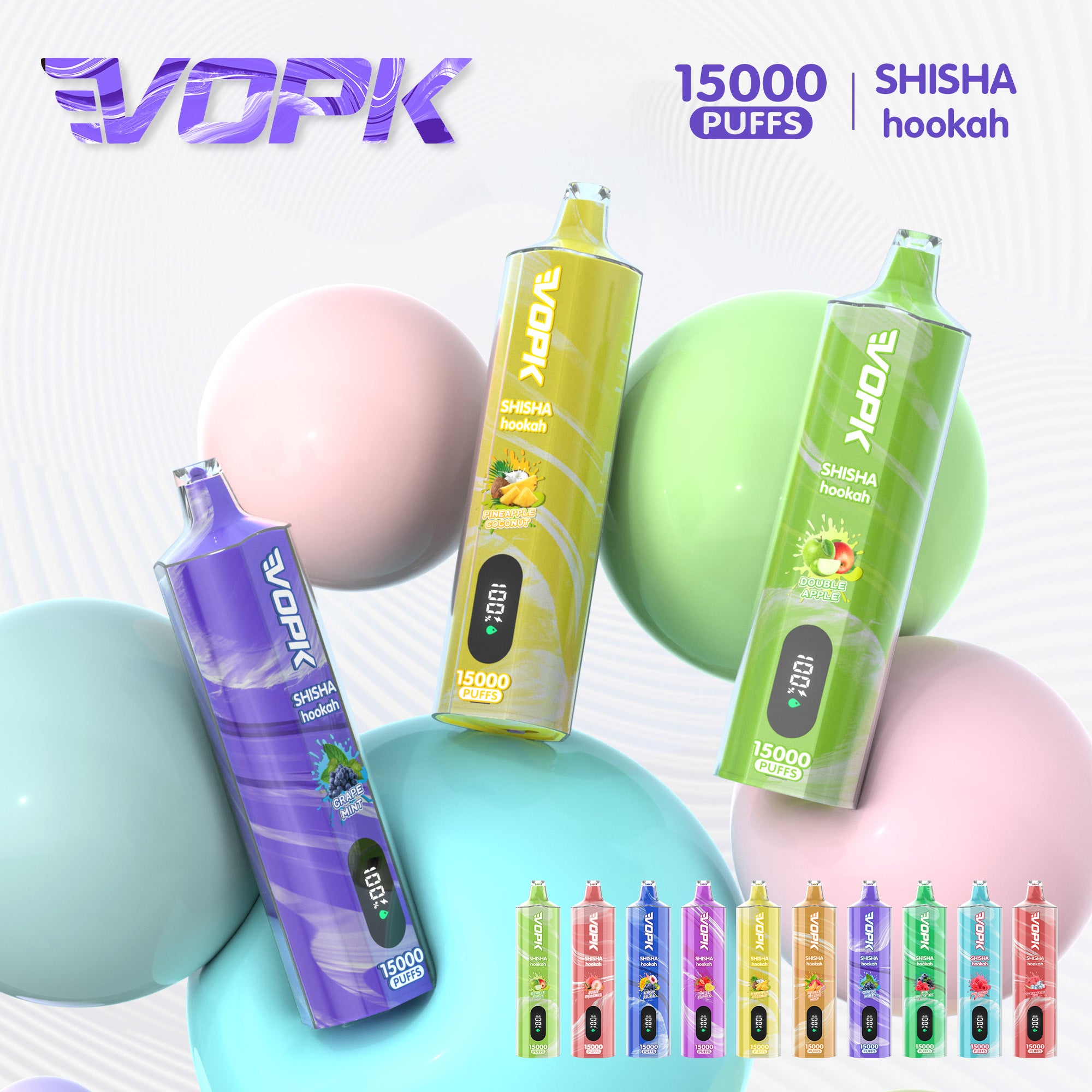 VOPK SHISHA Hookah 15000 Puffs Disposable Vape Wholesale - Vapz Vape Wholesale