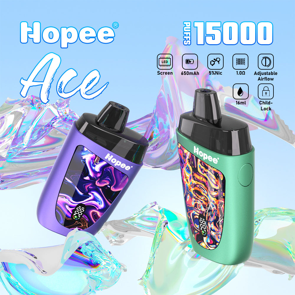 HOPEE ACE 15000 Puffs Disposable Vape Wholesale - Vapz Vape Wholesale