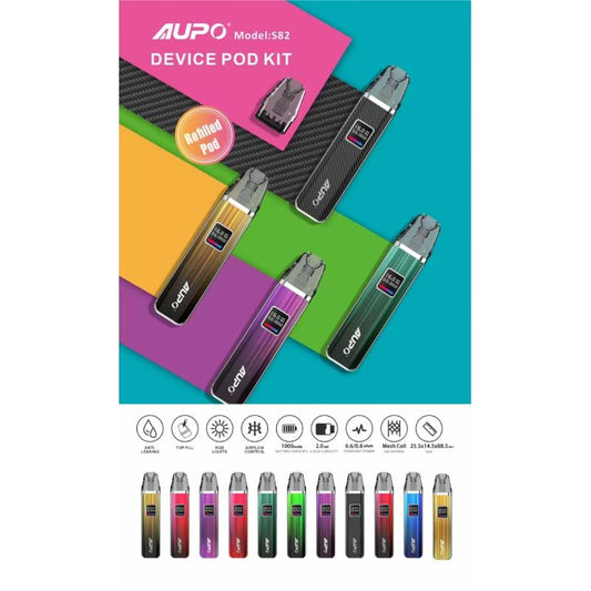 AUPO S82 25W Pod Device System Wholesale - Vapz Vape Wholesale