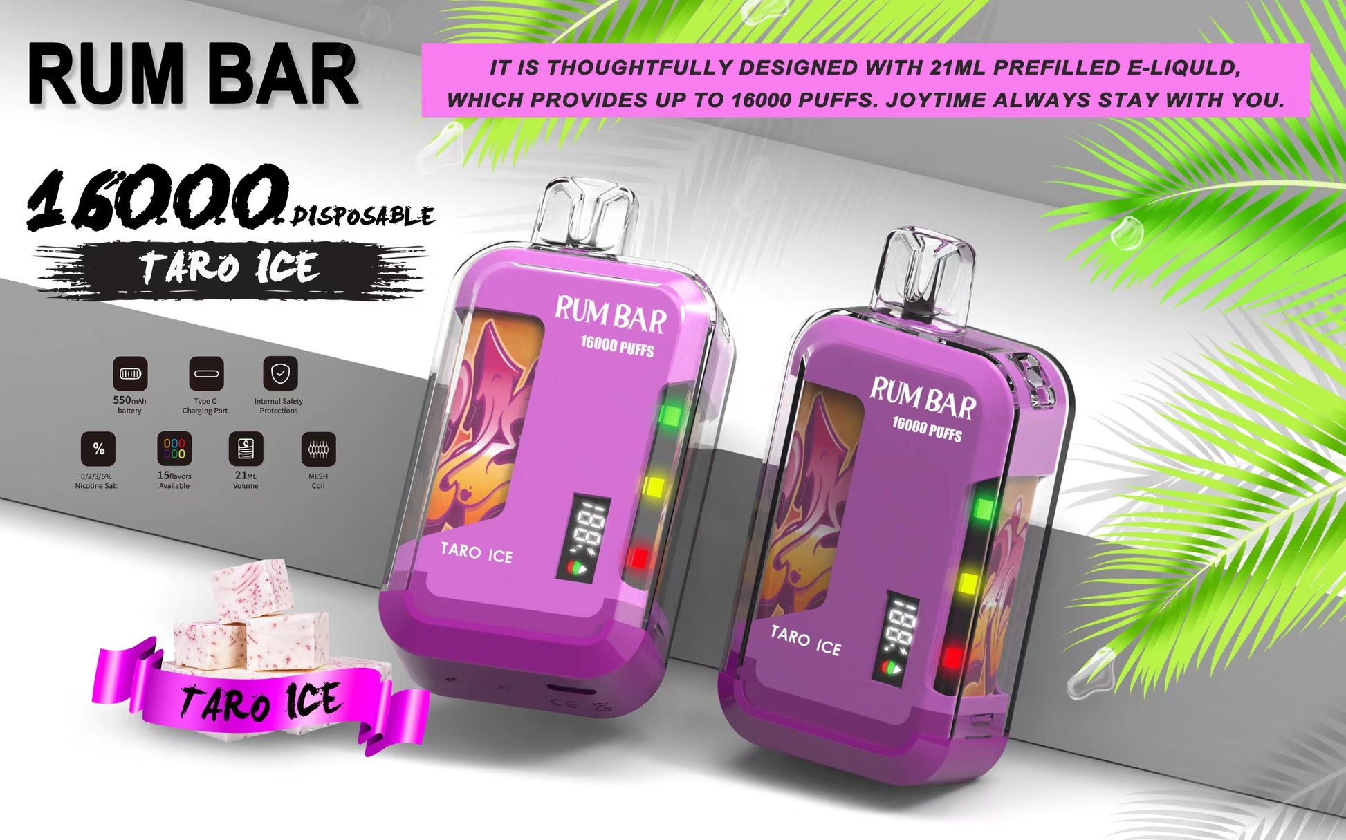 RUMBAR 16000 Puffs Disposable Vape Wholesale - Vapz Vape Wholesale