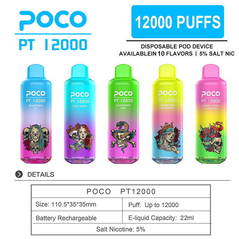 POCO PT 12000 Puffs Disposable Vape Wholesale