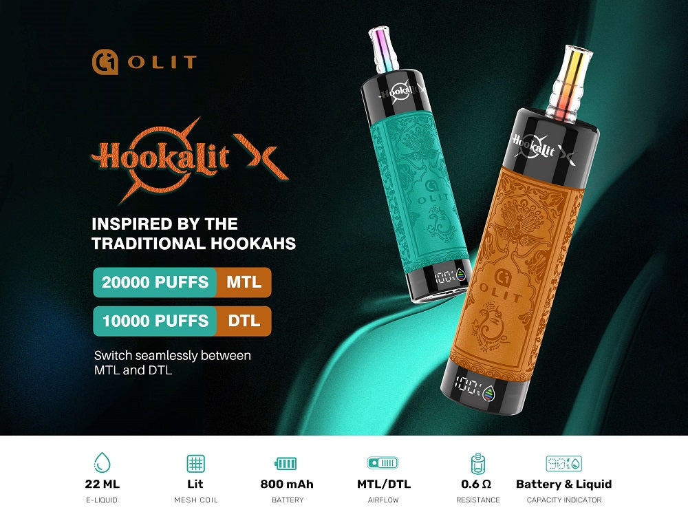 OLIT Hookalit X 2000 Puffs Disposable Vape Wholesale