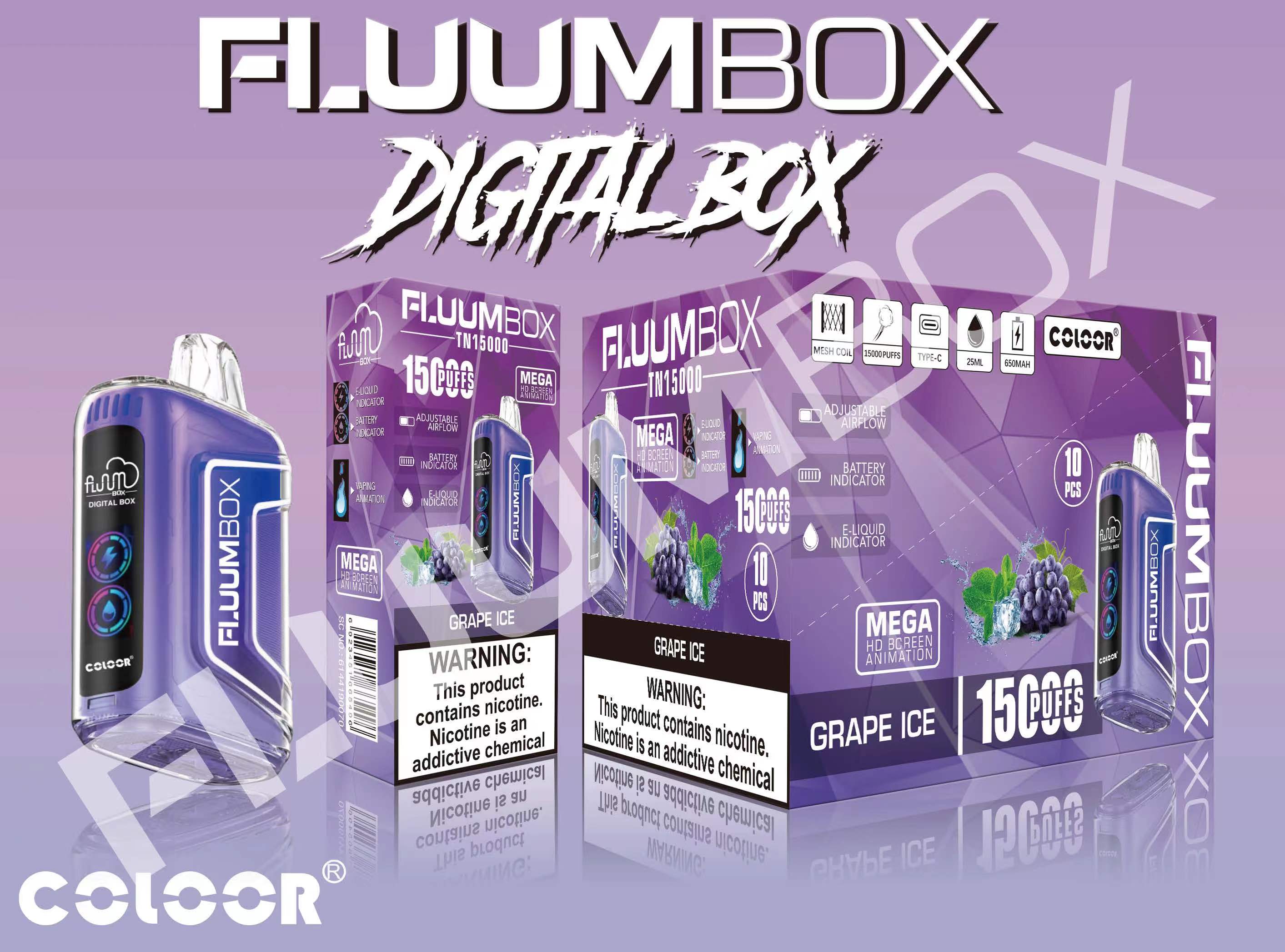 FLUUM BOX 15000 Puffs Disposable Vape Wholesale - Vapz Vape Wholesale
