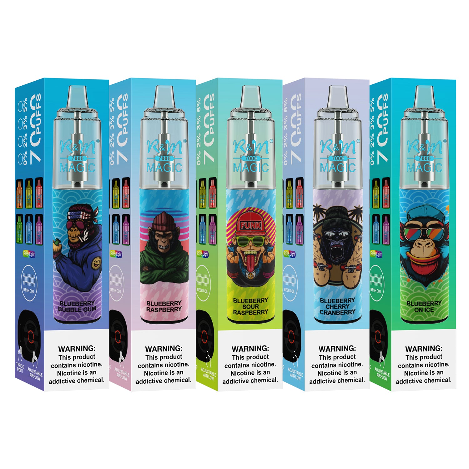 R&M MAGIC 7000 Puffs Disposable Vape Wholesale - Vapz Vape Wholesale