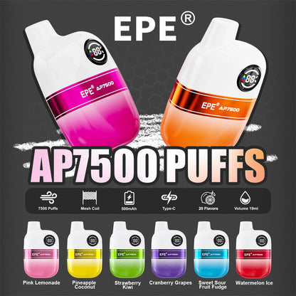 EPE AP7500 Puffs Disposable Vape Wholesale - Vapz Vape Wholesale