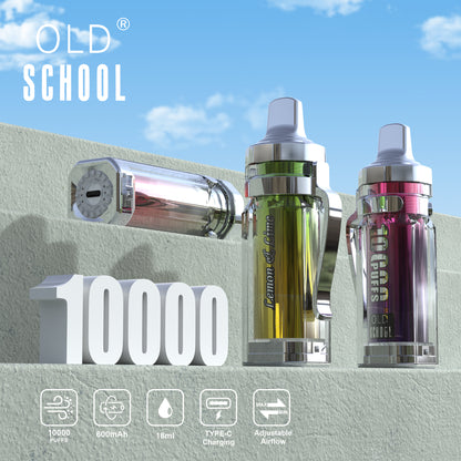 Old School KP10000 Puffs Disposable Vape Wholesale - Vapz Vape Wholesale