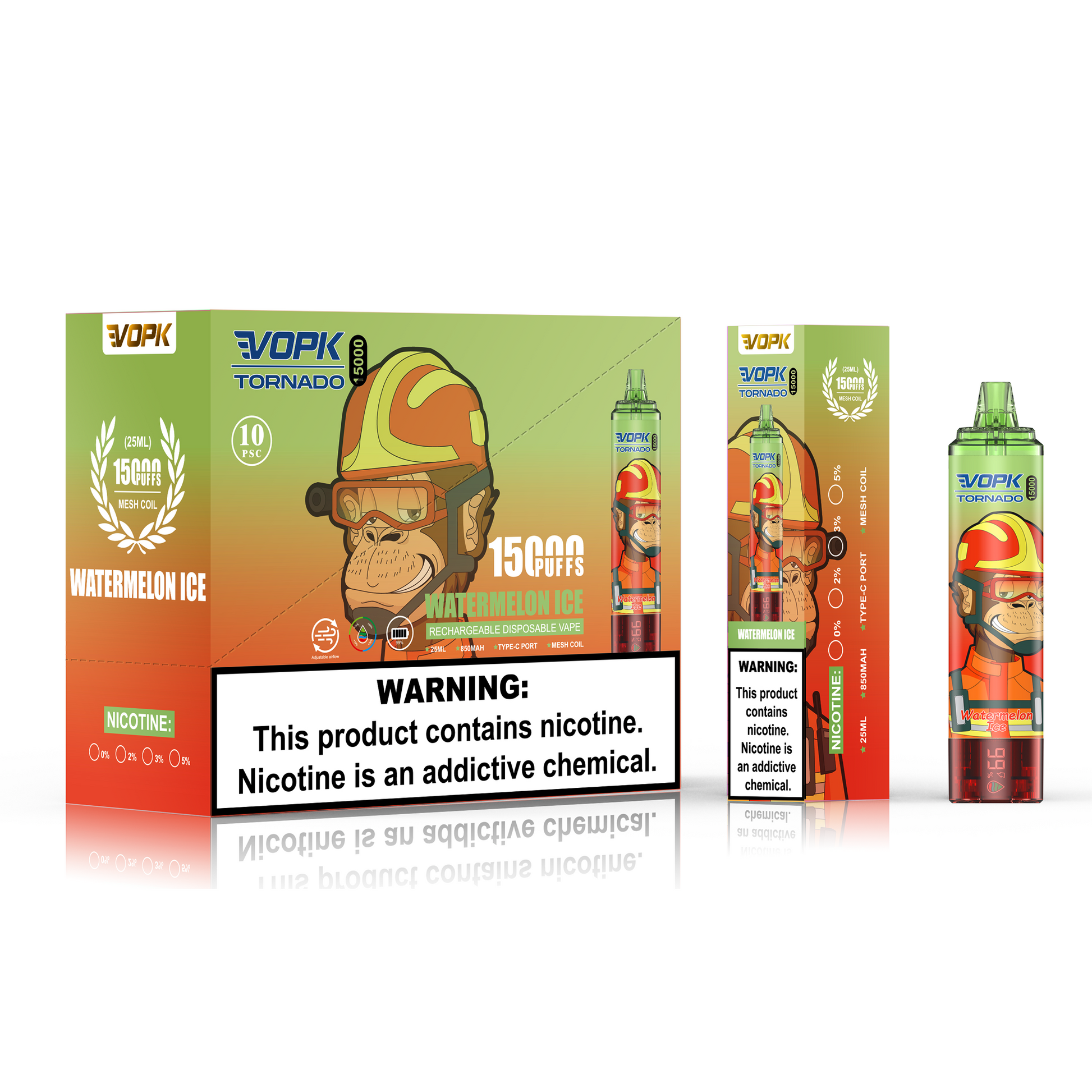 VOPK Tornado 15000 Puffs Disposable Vape Wholesale - Vapz Vape Wholesale