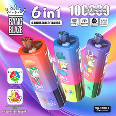 EU Warehouse BANG BLAZE 6 IN 1 100k Puffs Disposable Vape Wholesale