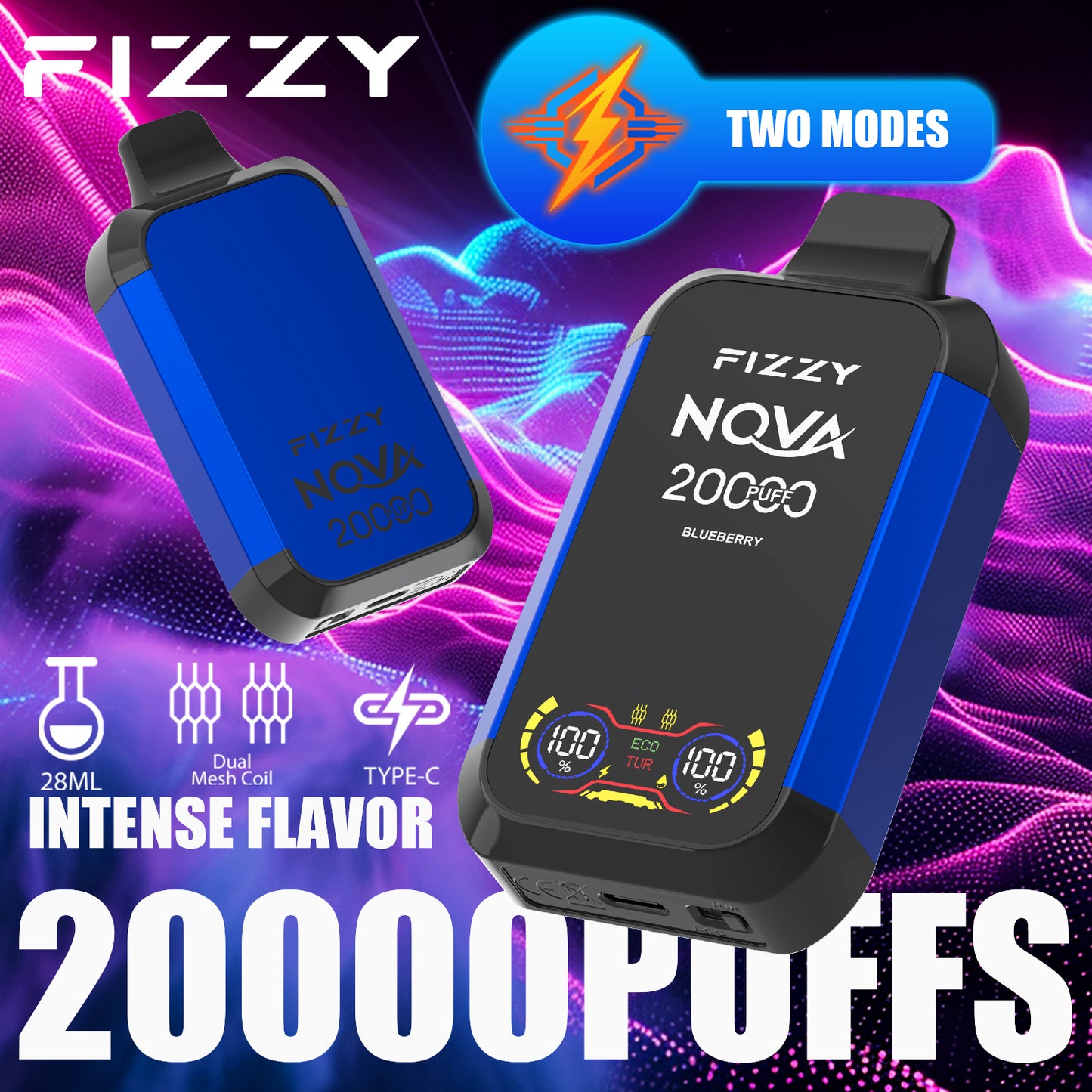 FIZZY NOVA 20000 Puffs Disposable Vape Wholesale