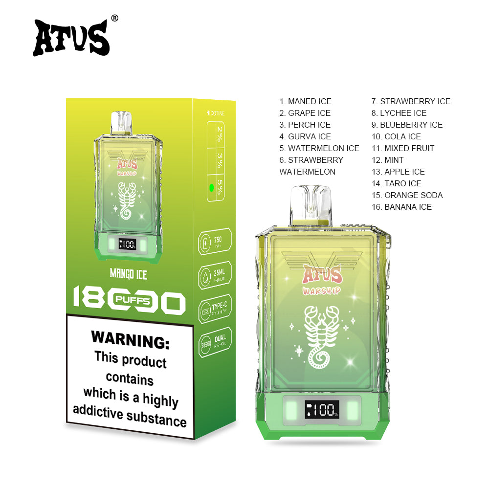 ATVS Warship 18000 Puffs Disposable Vape Wholesale