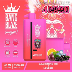 EU Warehouse BANG BLAZE 40000  Puffs 40ml Disposable Vape Wholesale