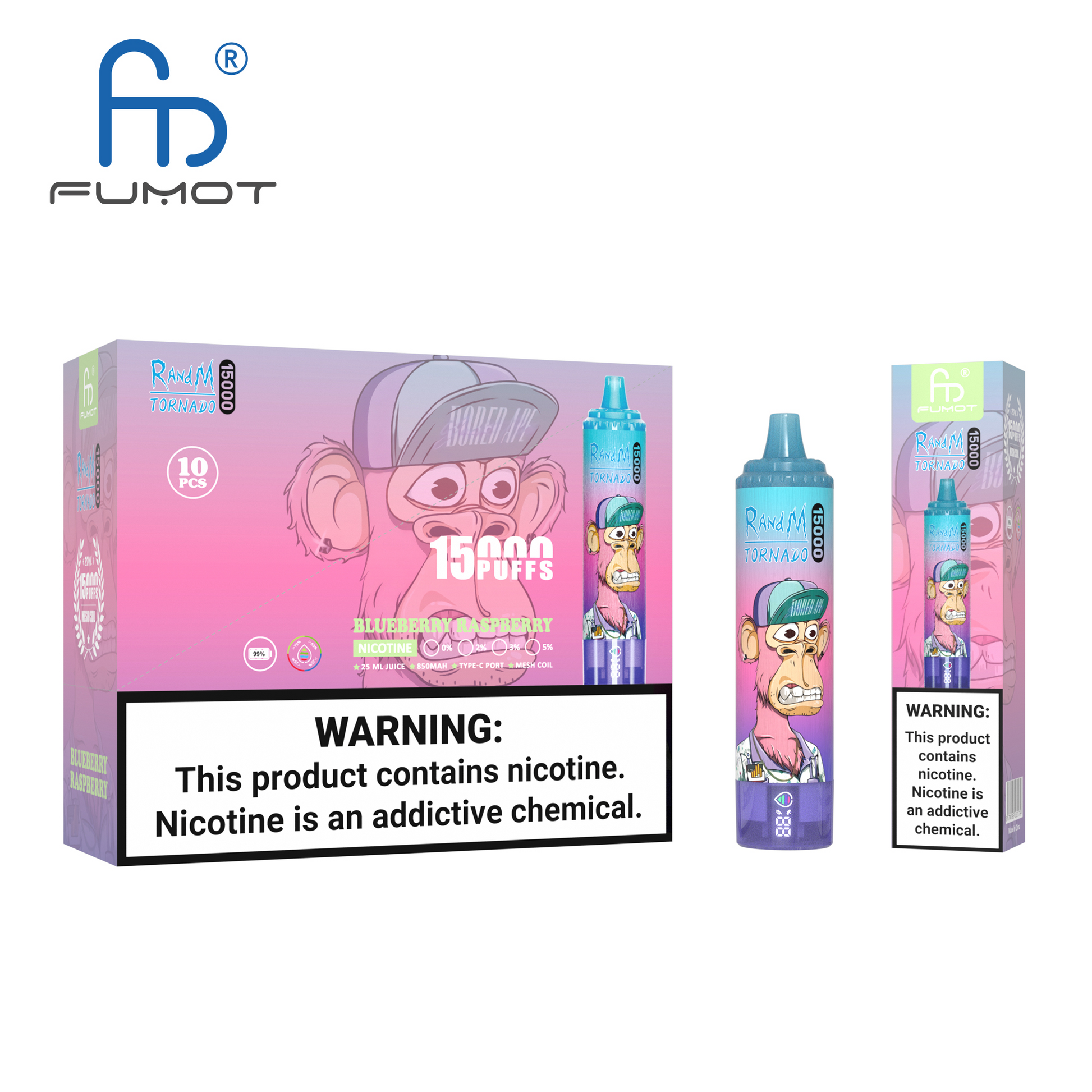 RandM FUMOT 15000 Puffs Disposable Vape Wholesale - Vapz Vape Wholesale