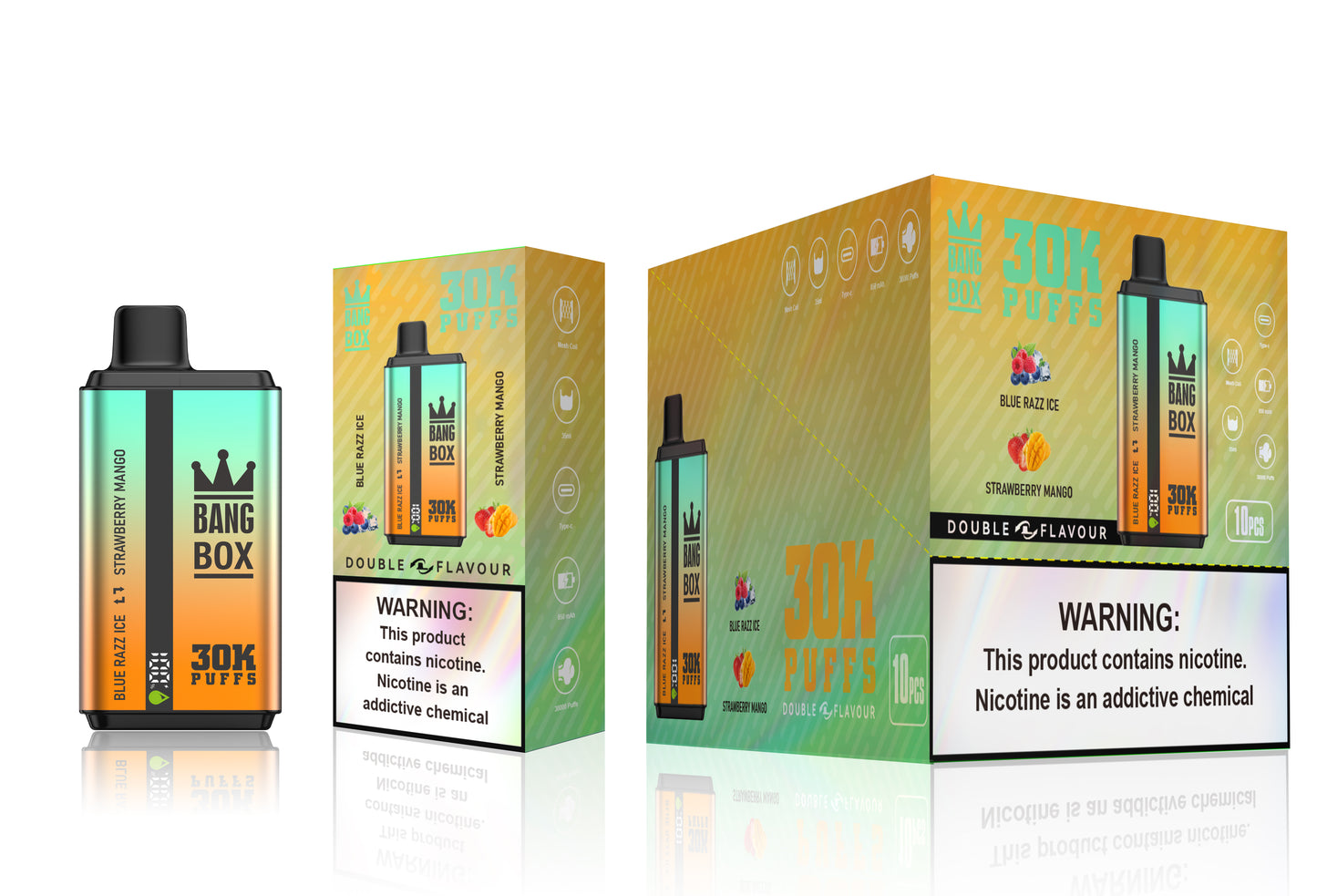 BANGBOX 30000 Puffs Double Flavor Disposable Vape Wholesale