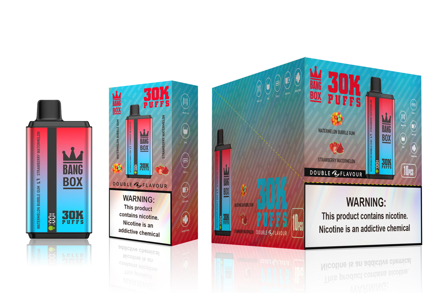 BANGBOX 30000 Puffs Double Flavor Disposable Vape Wholesale