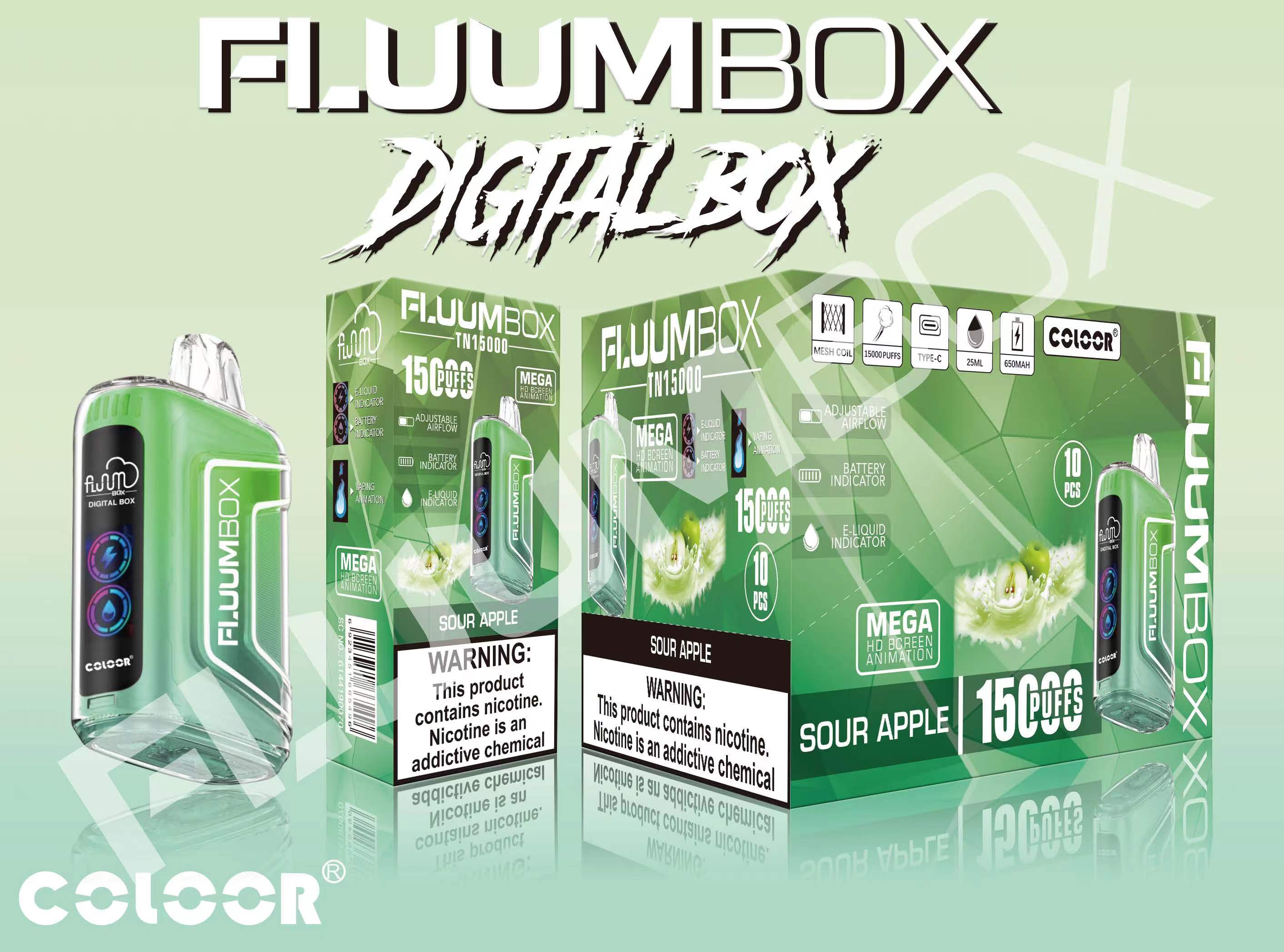 FLUUM BOX 15000 Puffs Disposable Vape Wholesale - Vapz Vape Wholesale