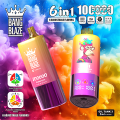 EU Warehouse BANG BLAZE 6 IN 1 100k Puffs Disposable Vape Wholesale