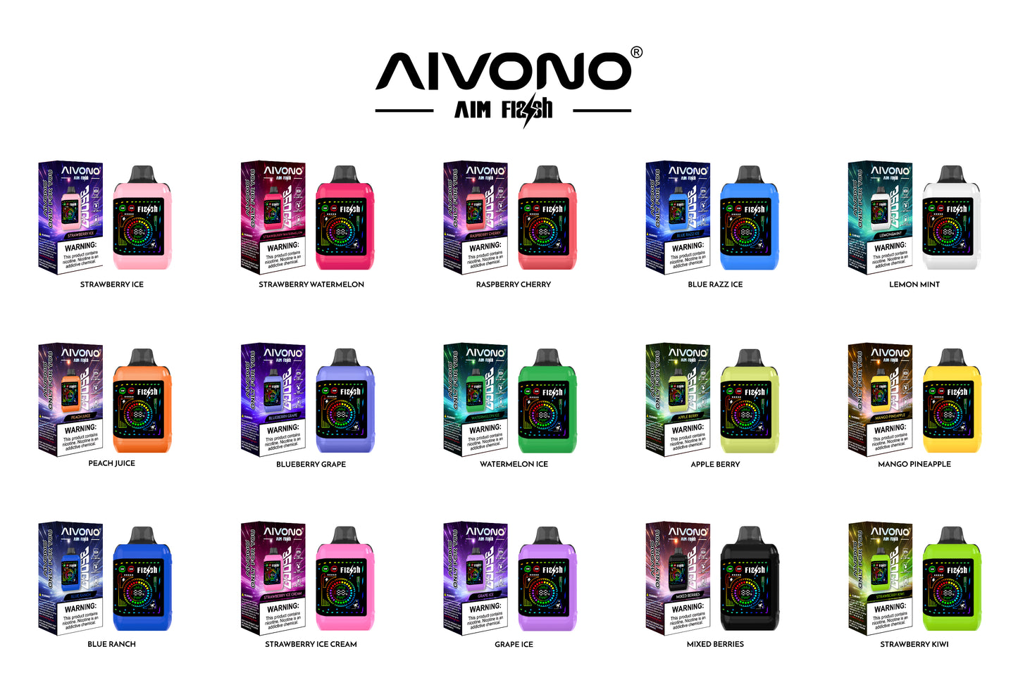 AIVONO FLASH 35000 Puffs Disposable Vape Wholesale