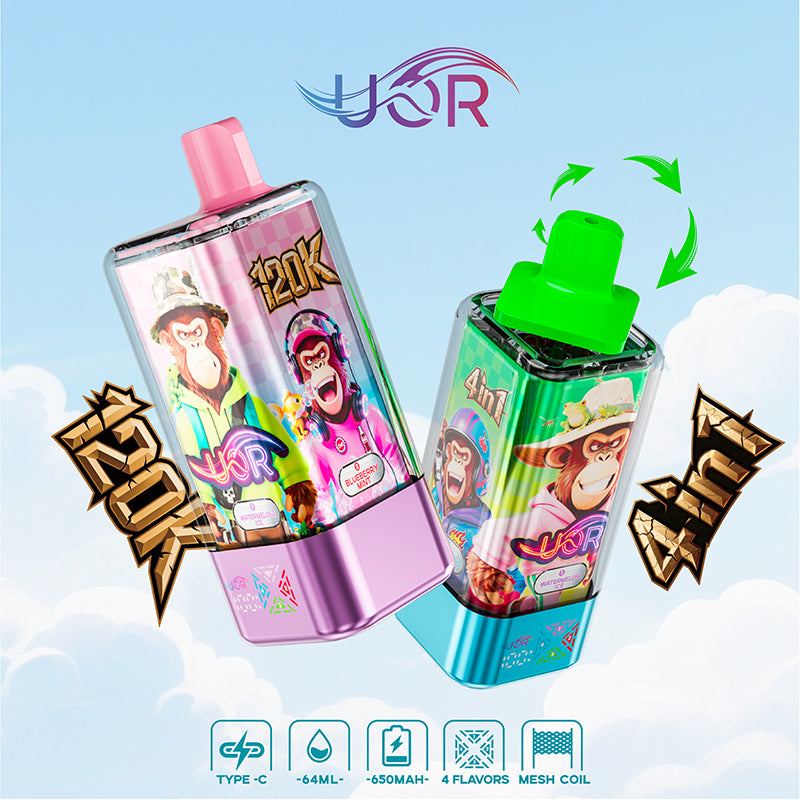 EU Warehouse UOR 4IN1 120K Puffs Disposable Vape Wholesale - [VapzVape]