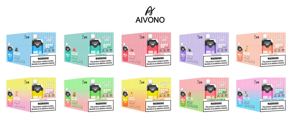 AIVONO AIM CLEAR 8000 Puffs Disposable Vape Wholesale - Vapz Vape Wholesale