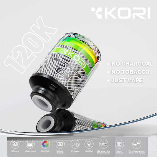 KORI 120000 Puffs Disposable Hookah Vape Head Wholesale