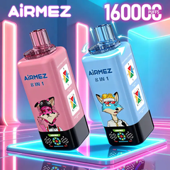 EU Warehouse Airmez FOX 8 IN 1 160k Puffs 60ml Disposable Vape Wholesale