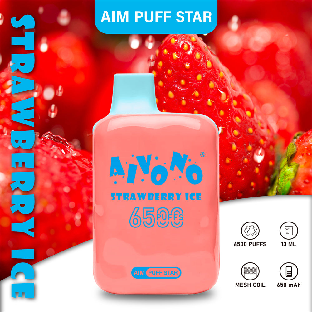 AIVONO AIM  PUFFSTAR 6500Puffs Disposable Vape Wholesale - Vapz Vape Wholesale