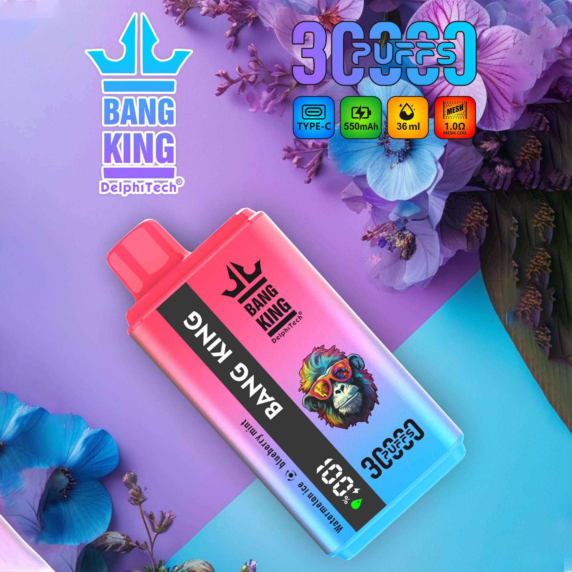 BANG KING 30000Puffs Одноразовые Vape Оптовая продажа